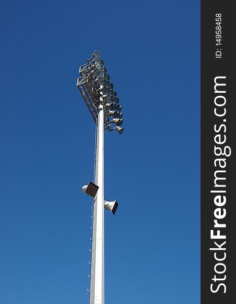 Stadium lights at La Playa Stadium, Santa Barbara City College. Stadium lights at La Playa Stadium, Santa Barbara City College.