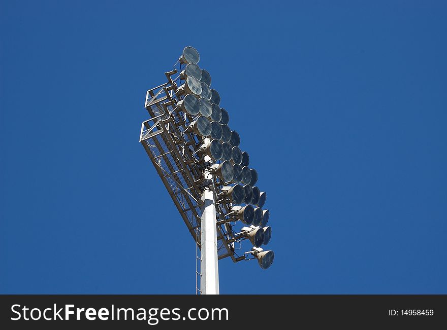 Stadium lights at La Playa Stadium, Santa Barbara City College. Stadium lights at La Playa Stadium, Santa Barbara City College.