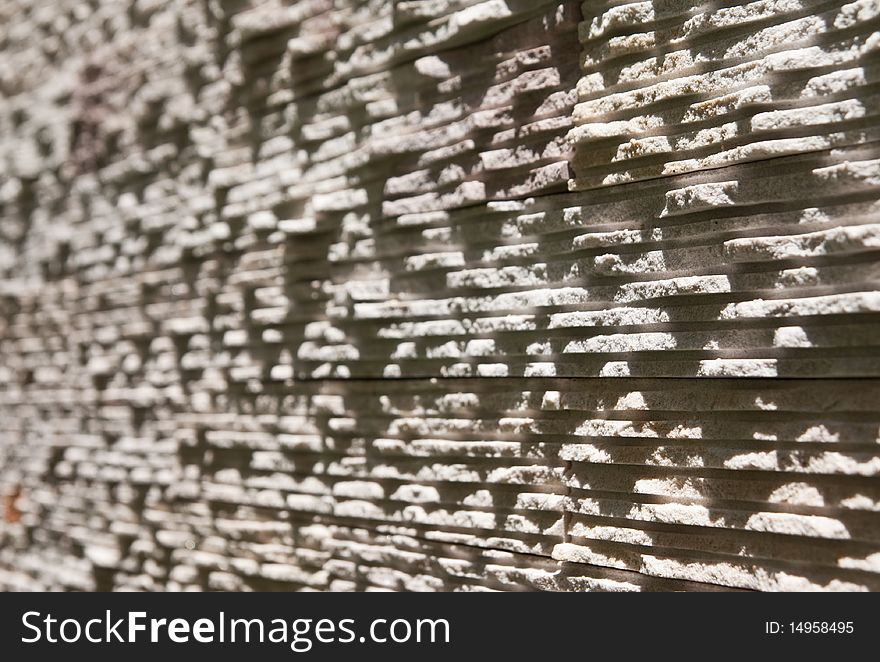 Surface of decorative rough wall. Surface of decorative rough wall