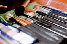 Cosmetic Brushes Royalty Free Stock Photos Cosmetic Brushes Royalty Free Stock Photos