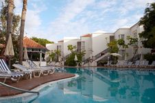 Swimming Pool Of Luxury Hotel Stock Images