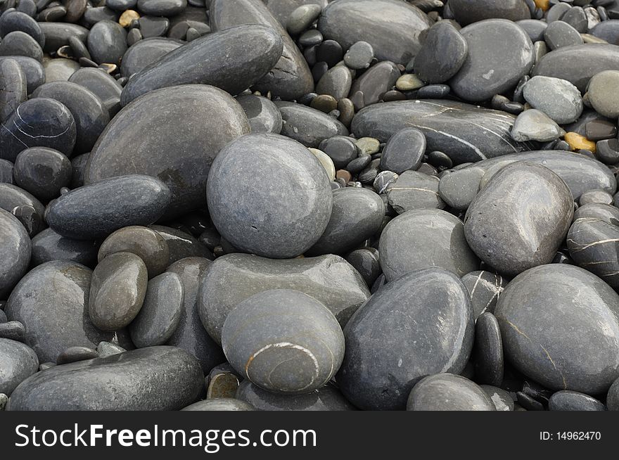 close up background of Beach pebble. close up background of Beach pebble