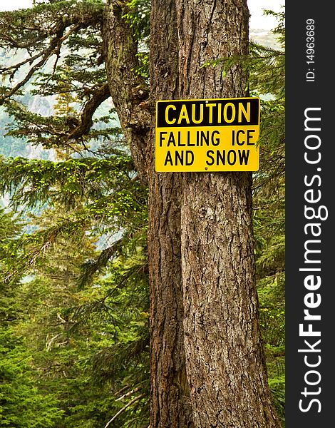 Caution Falling Ice And Snow