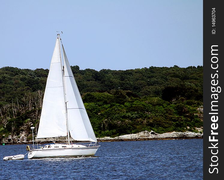 White Sailboat