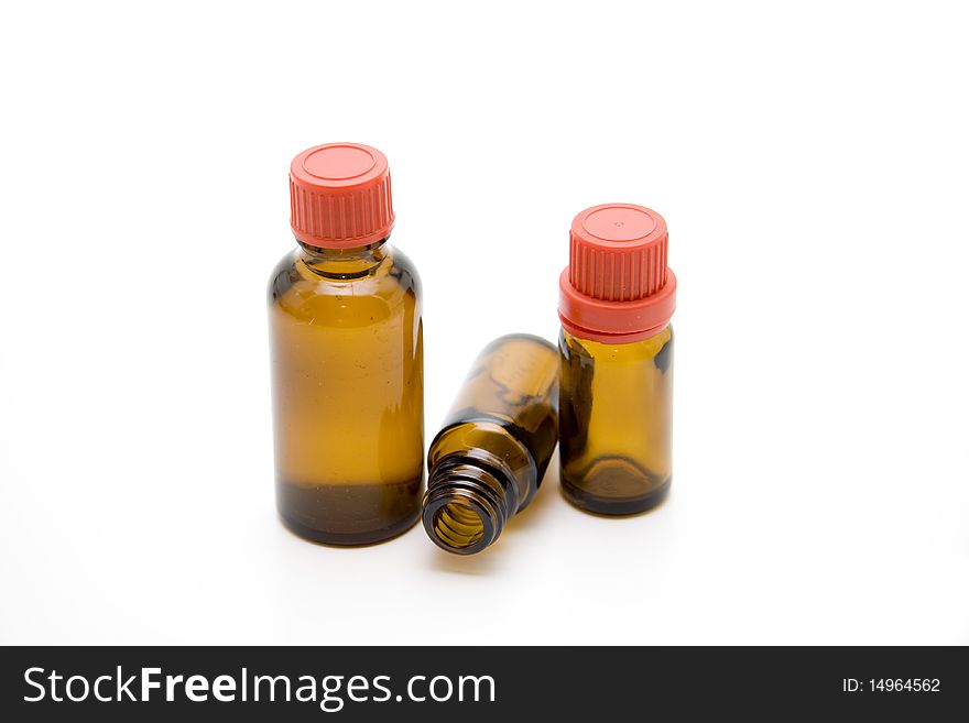 Fragrance oil in small bottles