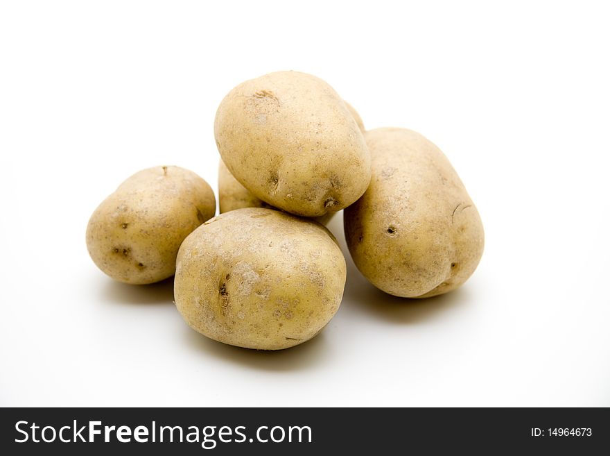 Refine potatoes from the garden