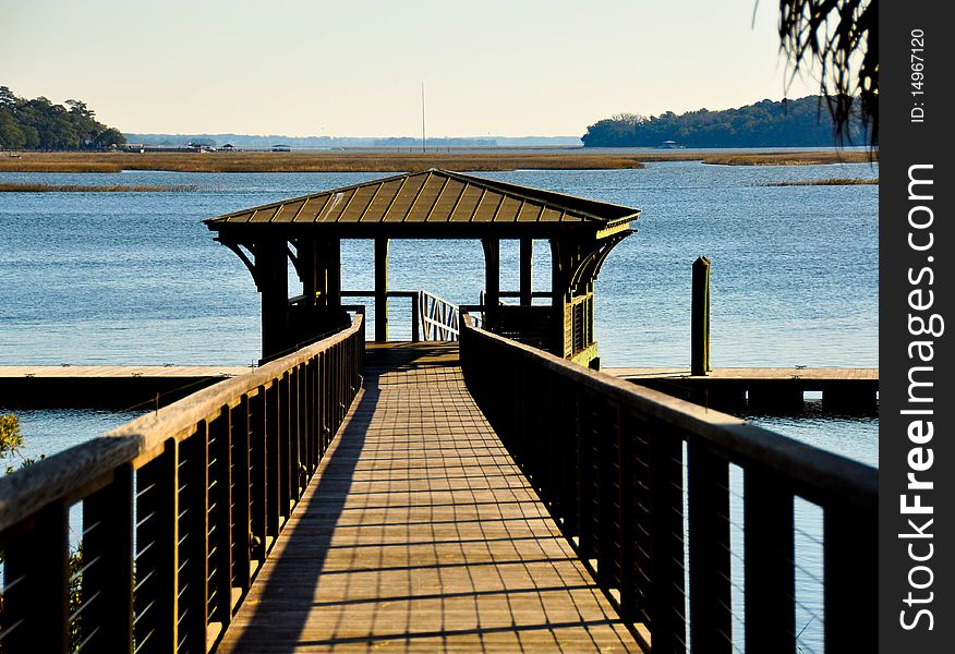 Boat Dock at Palmetto Bluff, South Carolina