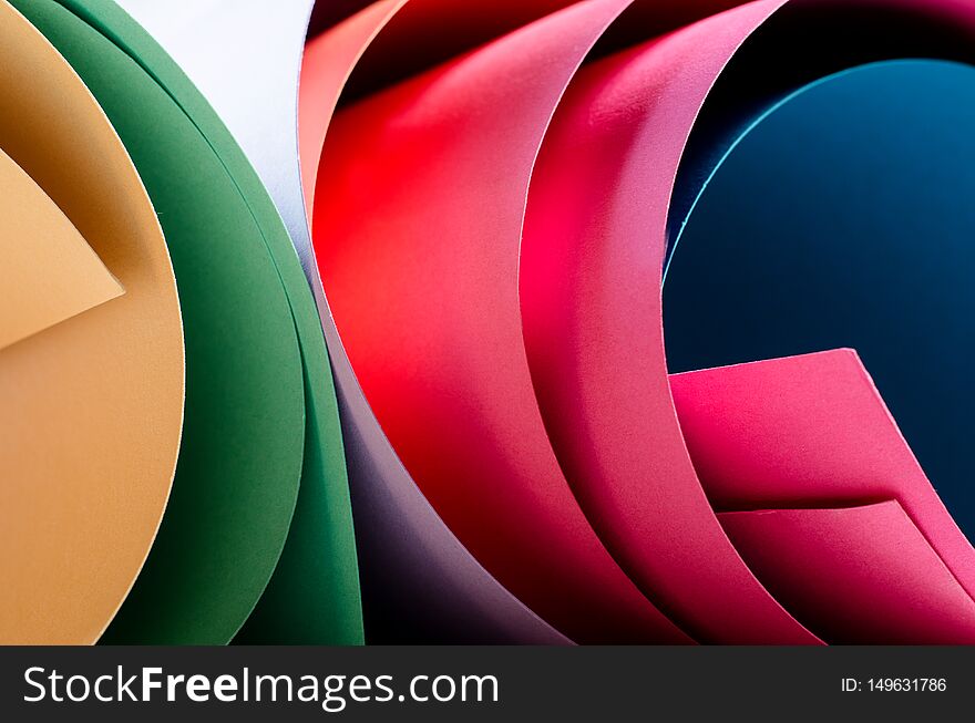 Abstract colorful paper background. Colored paper backdrop