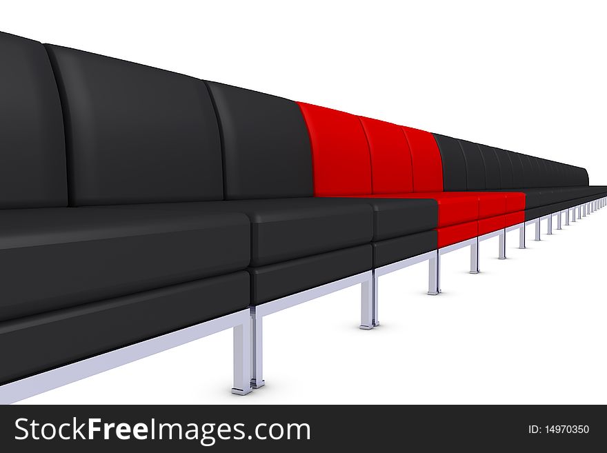 Black And Red Seats