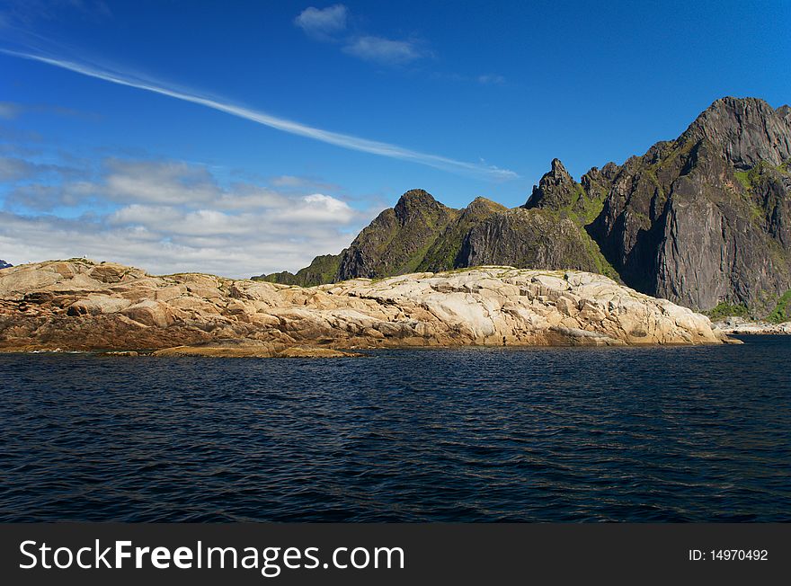 Island Skrova, Lofoten islands, Norway