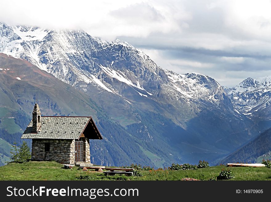 Church in the alps