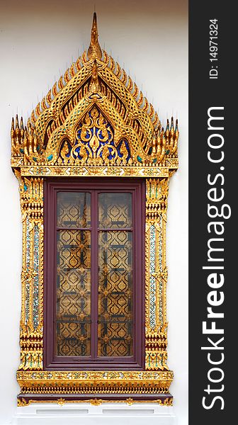 Thai Temple Window