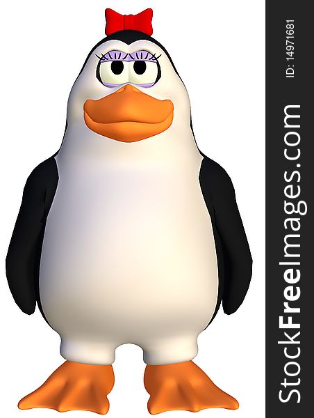 Stand up female penguin