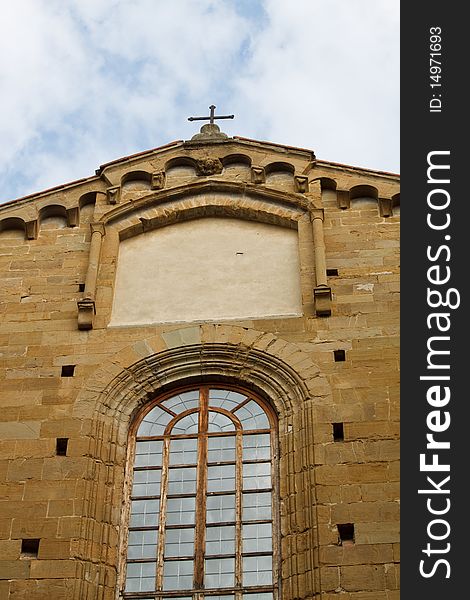 An image of antique church in Florence, Italy. An image of antique church in Florence, Italy