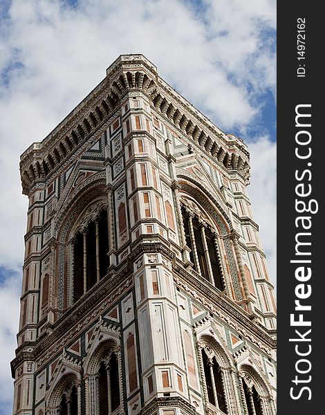 The dome of Florence. campanile of Giotto. The dome of Florence. campanile of Giotto