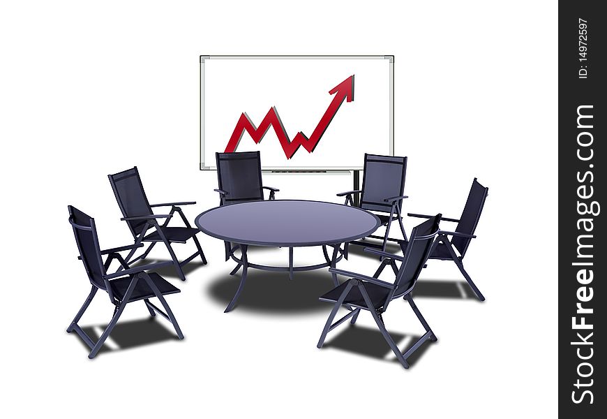 Image of a meeting table for discussion
