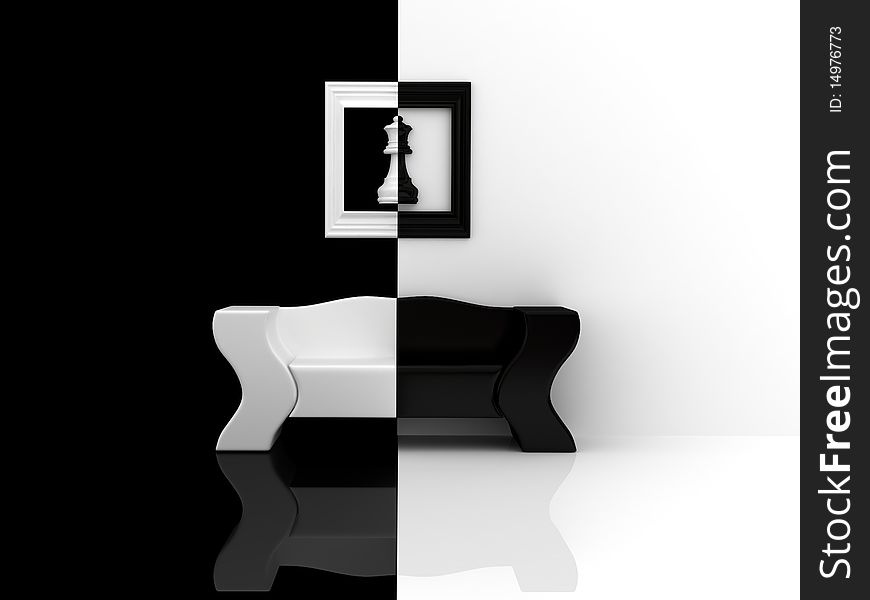 Black-white Sofa