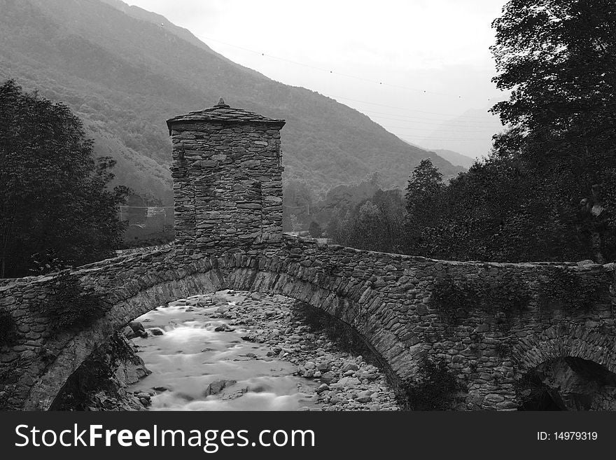 Lemie italy piedmont turin the bridge