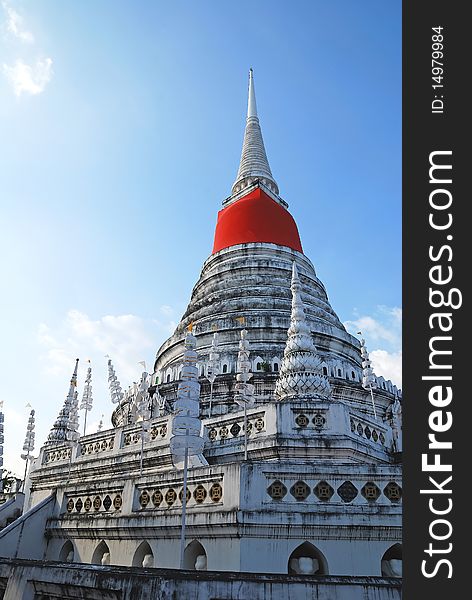 Pagoda at Phrasamutjaydee in Thailand