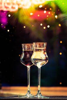 Free Digestives On The Bar Stand. Concept Of Digestive Stock Images - 149720314