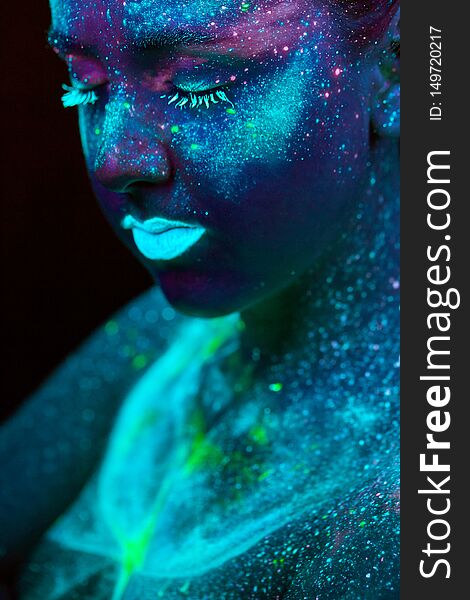 2,900+ Neon Body Paint Stock Photos, Pictures & Royalty-Free