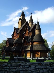 Heddal Stavechurch Royalty Free Stock Image