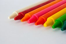 Colorful Crayons Stock Image
