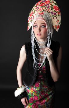 Attractive Model In Exclusive Design Clothes Stock Photos Attractive Model In Exclusive Design Clothes Stock Photos