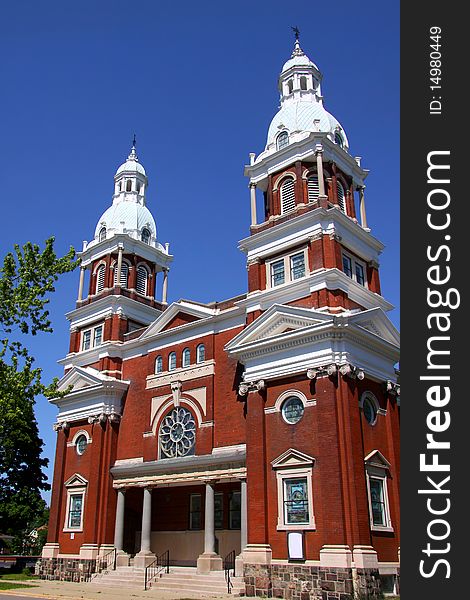 Historic church building in Ypsilanti Michigan