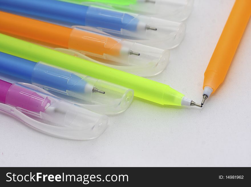 Colors Pen Isolated