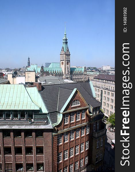A  view on Hamburg, Germany