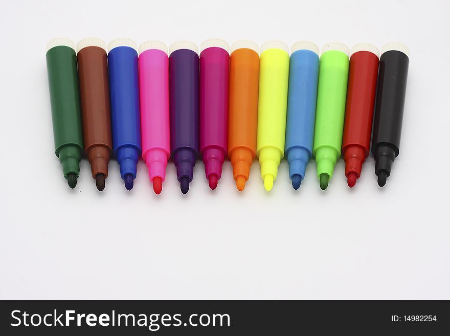 Colorful felt-tip pen