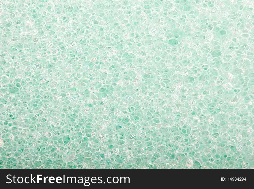 Texture of light green sponge. Texture of light green sponge