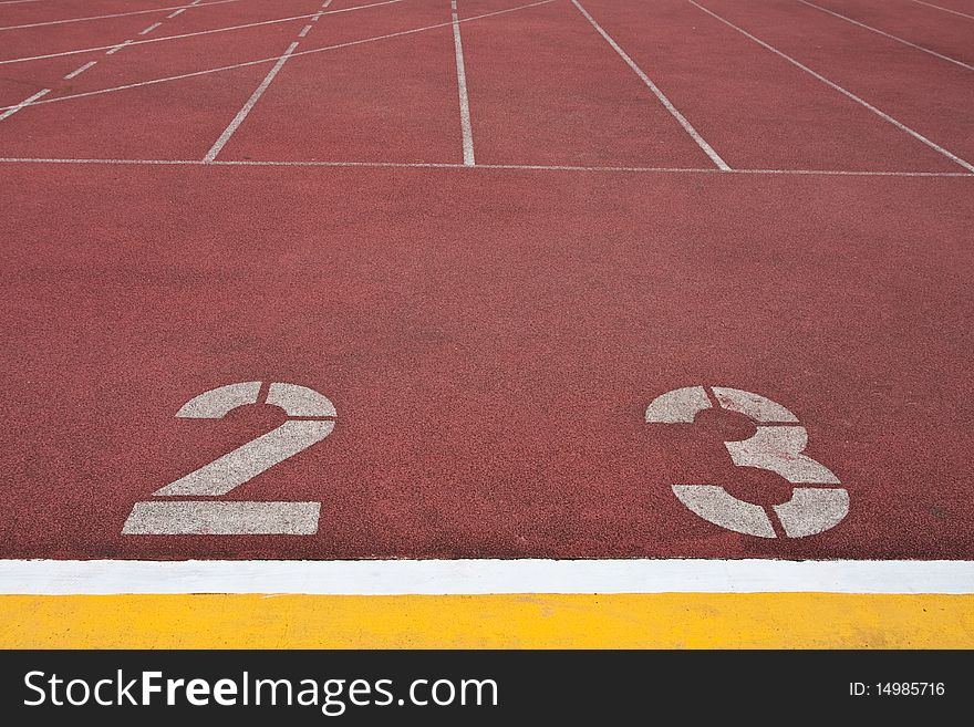 Image of Chiang Mai Stadium Running Track in Northern Thailand