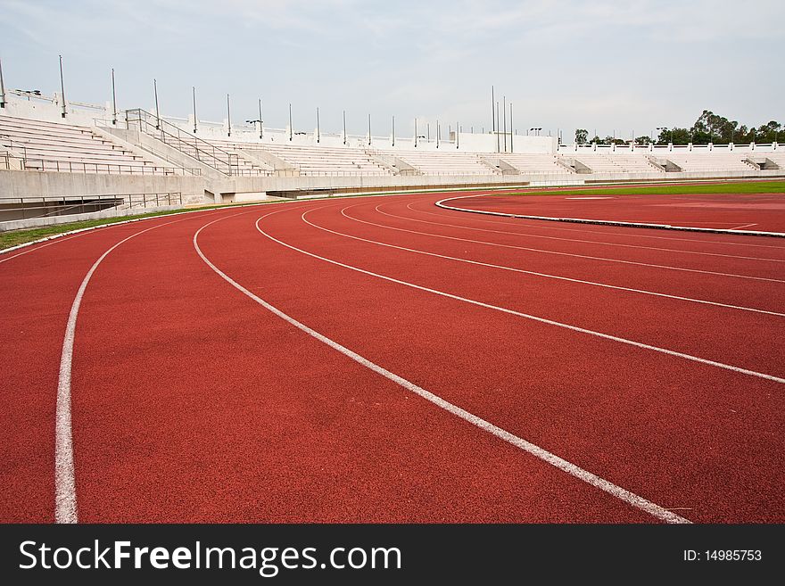 Image of Chiang Mai Stadium Running Track in Northern Thailand