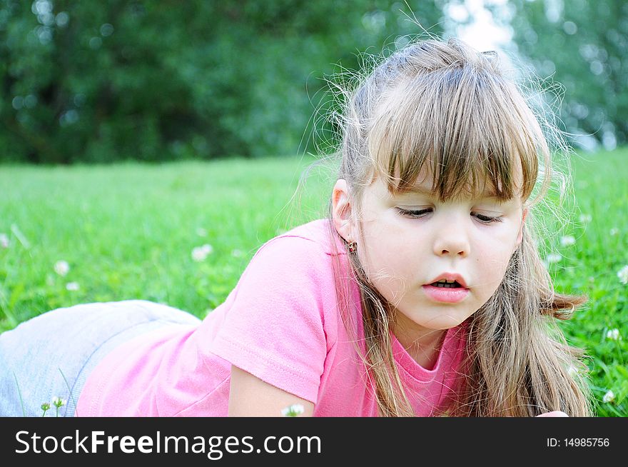 Girl In The Grass
