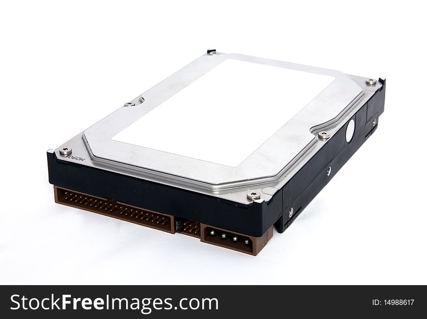 Hard disk computer isolated on white background. Hard disk computer isolated on white background