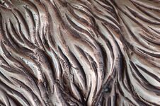 Free Details And Decorative Bas-relief Ornament From Metal Of Forged Stamping Iron Gate As Background Texture Stock Image - 149862971