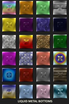 Liquid Metal Buttons Stock Image Liquid Metal Buttons Stock Image