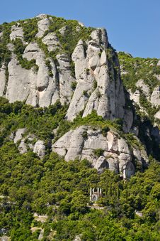 Montserrat Mountain Stock Photo