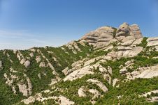 Montserrat Mountain Royalty Free Stock Photos