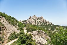 Montserrat Mountain Royalty Free Stock Photo