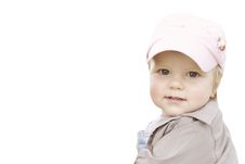The Girl In A Cap Royalty Free Stock Images The Girl In A Cap Royalty Free Stock Images