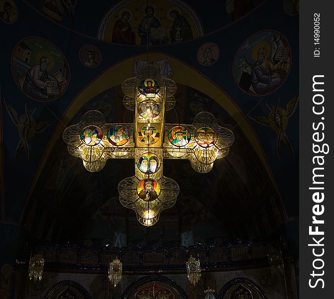 Interior of an Orthodox Church. Interior of an Orthodox Church.