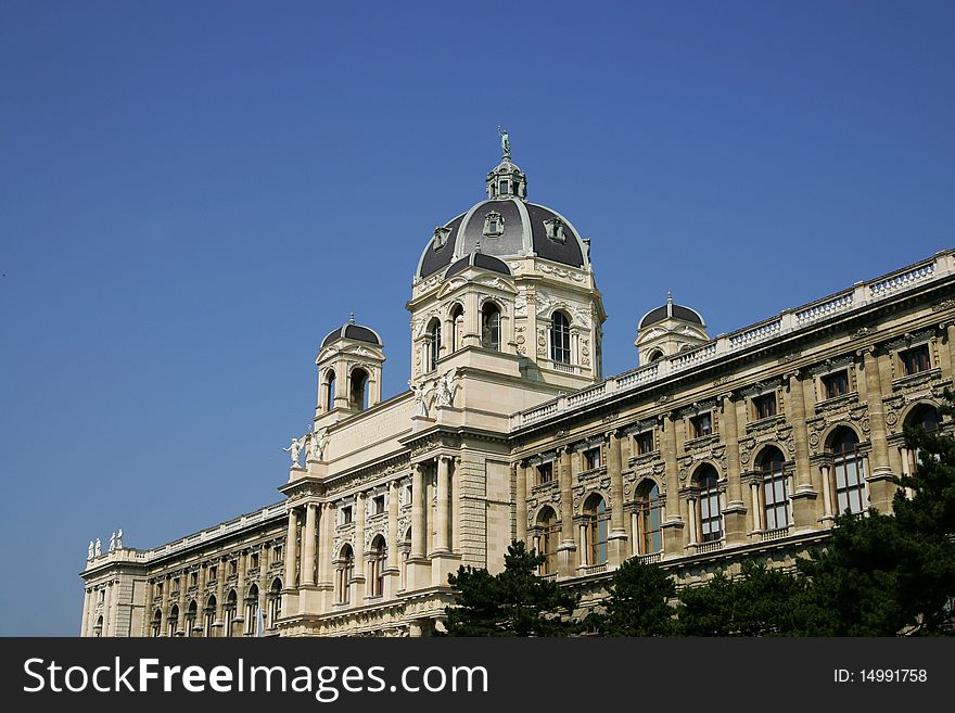 Historical building of Naturhistorisches Museum in Vienna. Historical building of Naturhistorisches Museum in Vienna.