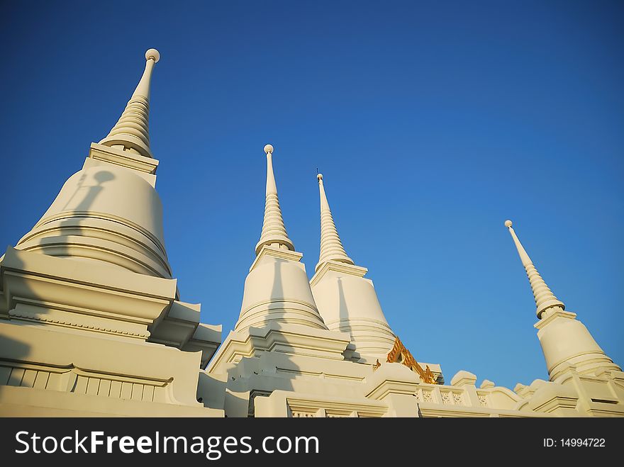 Pagoda at Samutpakarn  nearby Bangkok