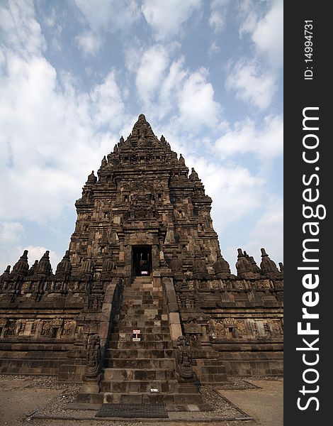 Prambanan temple near jogyakarta on the island of Java, Indonesia