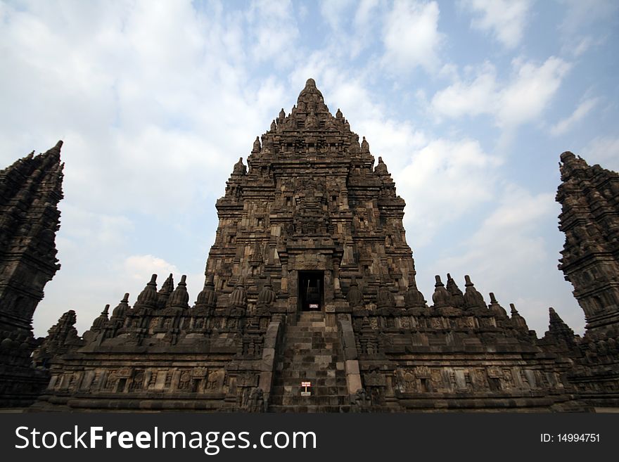 Prambanan temple near jogyakarta on the island of Java, Indonesia