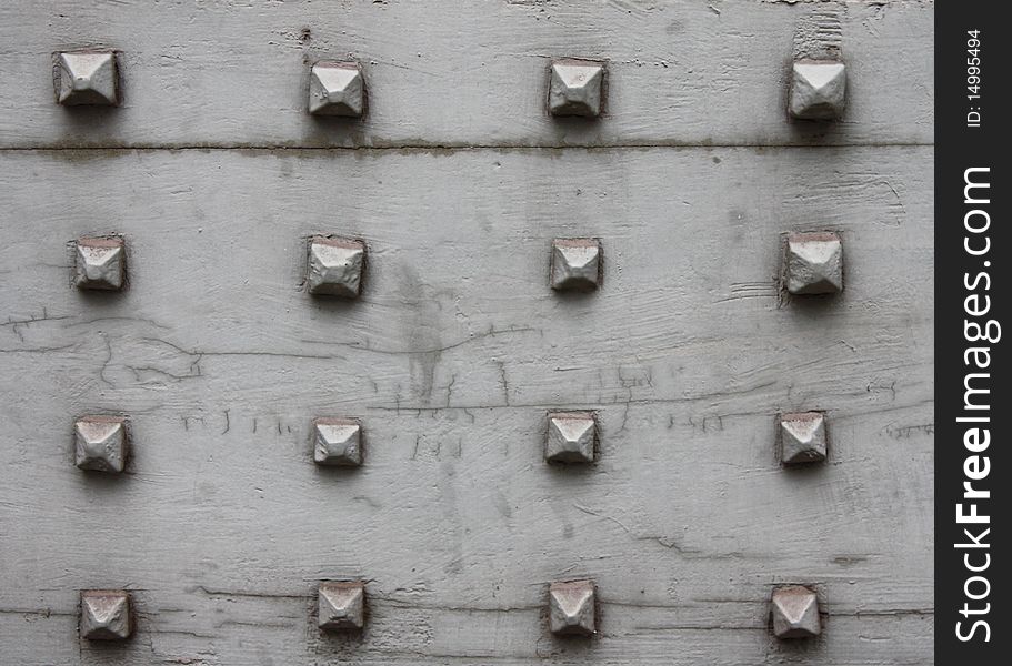 Wooden door texture - close up - background