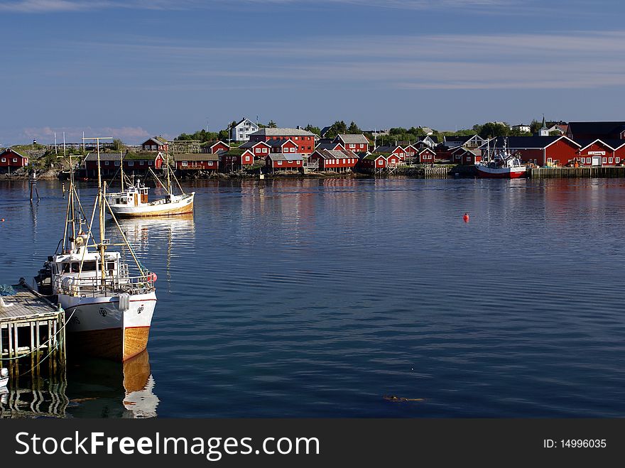 Fisherman S Houses On Lofoten